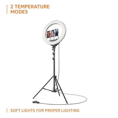 Capture Flawless Photos & Reels with the LJJ-45 LED Ring Light