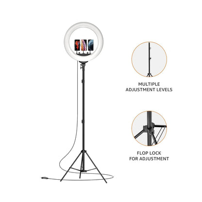 18" LED Ring Light with Remote (Photo Shoots & Reels)