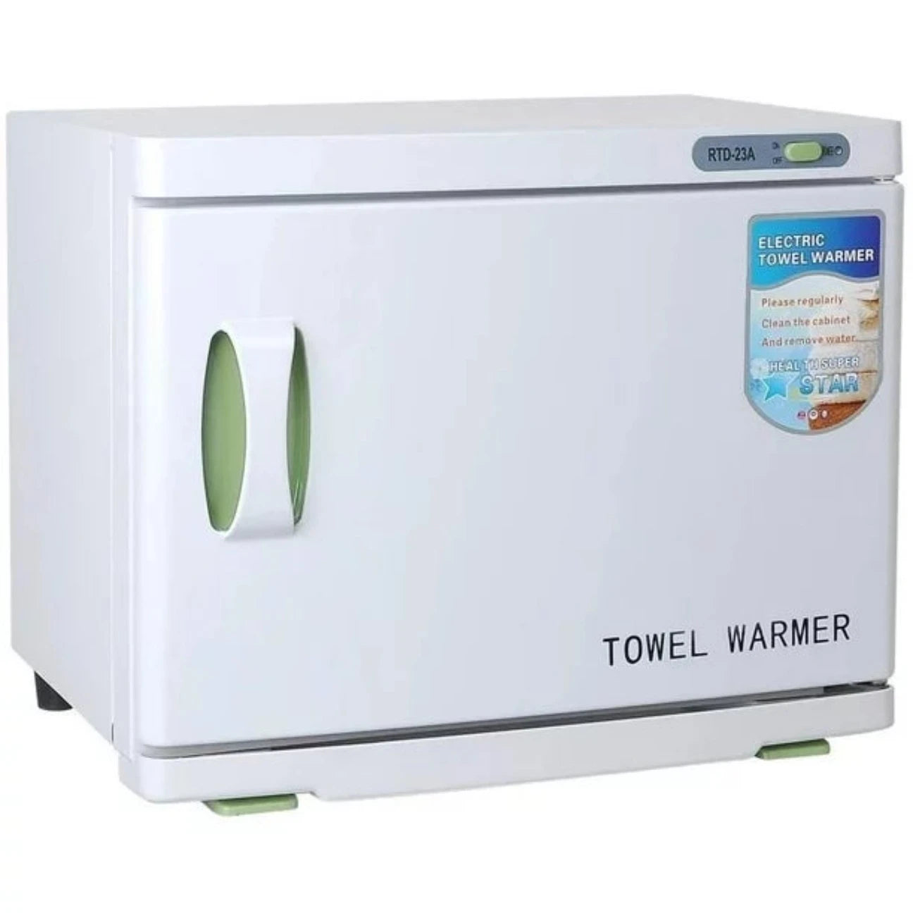 Durable towel warmer with a high-quality full aluminum interior that prevents rusting, ensuring longevity and reliability