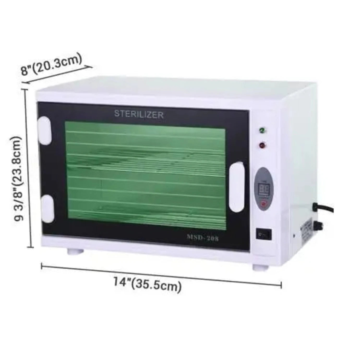 Sterilization equipment with timer function (up to 60 minutes) for easy operation and precise sterilization control